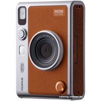 Фотоаппарат Fujifilm Instax Mini Evo (серебристый/коричневый) в Гомеле