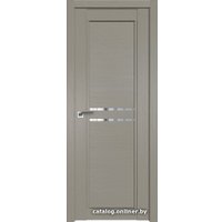 Межкомнатная дверь ProfilDoors 2.75XN R 70x200 (стоун, стекло прозрачное)