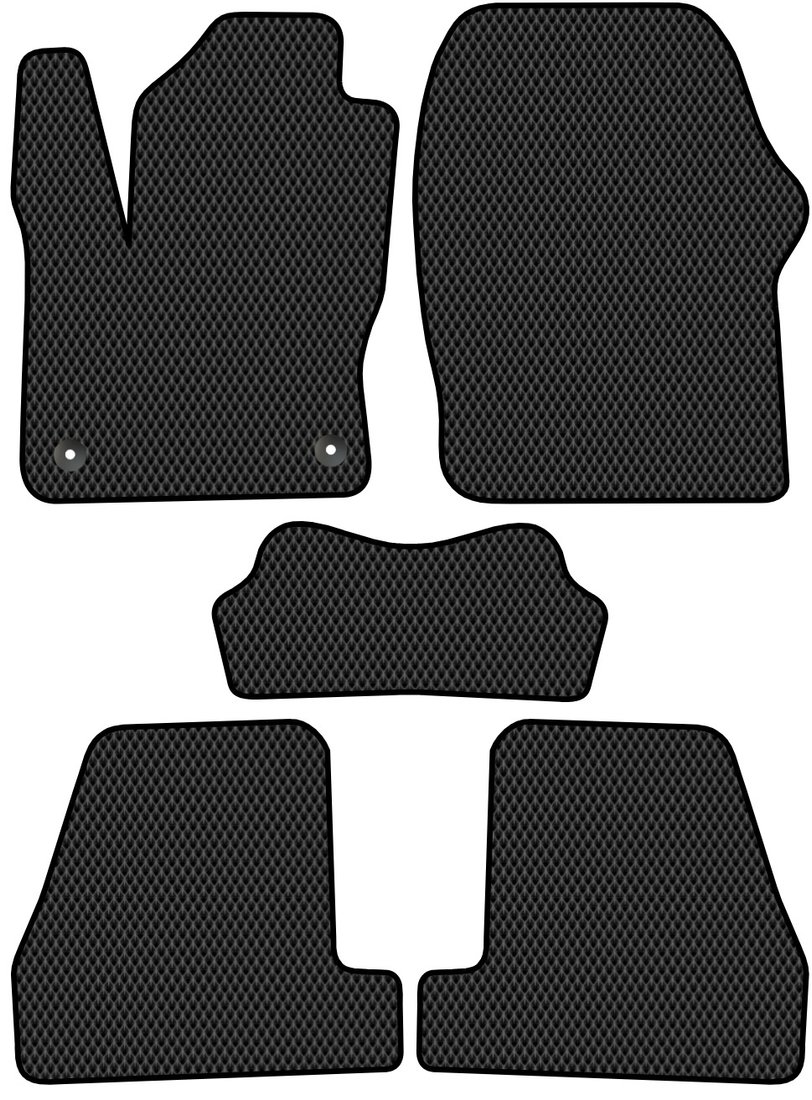 

Комплект ковриков для авто Alicosta Ford Focus III (лифтбек) 2010 - 2014 (черный, ромб)