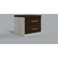 Тумба Миркомодоф Твин 13 (дуб крафт белый/орех темный)