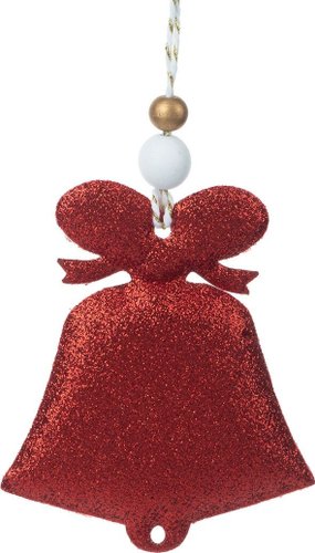 Елочная игрушка Magic Time Красный колокольчик 89476