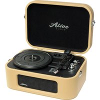Виниловый проигрыватель Alive Audio Stories (бежевый)