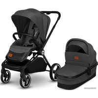 Универсальная коляска Lionelo Mika (2 в 1, темно-серый)