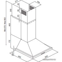 Кухонная вытяжка Berk BHD 2240 WH 60