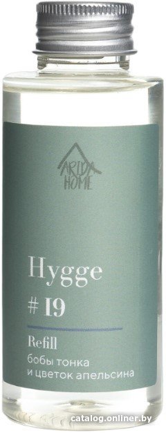 Жидкость для аромадиффузора Arida Home Hygge №19 Бобы тонка и цветок апельсина (100мл)