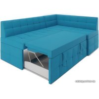 Угловой диван Мебель-АРС Атлантис правый 212x84x135 (синий)