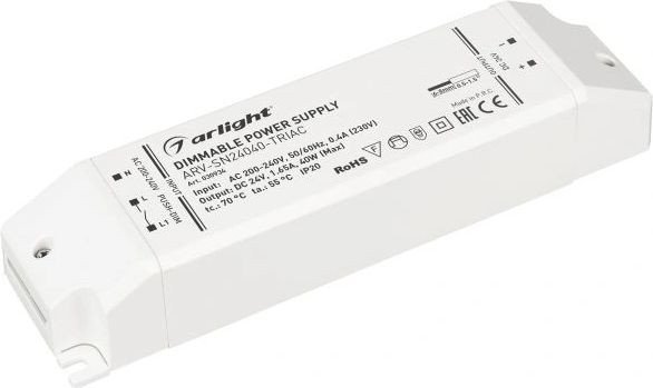 

Блок питания Arlight ARV-SN24040-TRIAC 030934