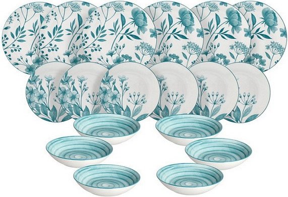 Столовый сервиз Tognana Madison Coralie Teal MC070186241