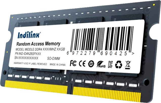 

Оперативная память Indilinx 8ГБ DDR4 SODIMM 3200 МГц IND-ID4N32SP08X