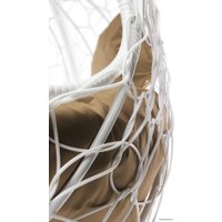 Подвесное кресло M-Group Для двоих 11450101 (белый ротанг/бежевая подушка)