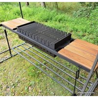 Мангал для дачи Progrill Лондон + жаровня XL 75x35 см (5 мм)