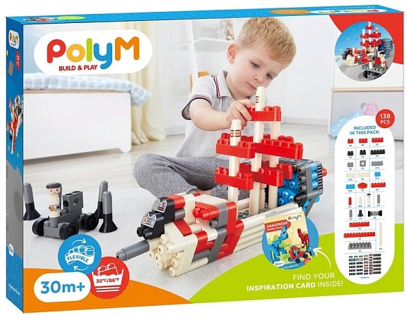 

Конструктор PolyM Ракета для приключений 760025_HP (138эл)