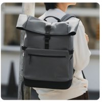 Городской рюкзак Xiaomi Roll Top Casual Backpack BHR9055GL (серый/черный)
