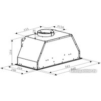 Кухонная вытяжка Weissgauff Dubhe 60 PB BL
