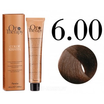 Fanola ORO Therapy Color Keratin 6.00 темно-русый интенсивный 100 мл