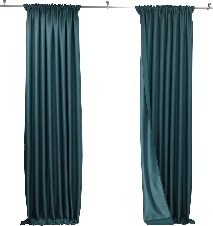 

Комплект штор Модный текстиль 112MT2226S01 (250x250, 2 шт, изумрудный)