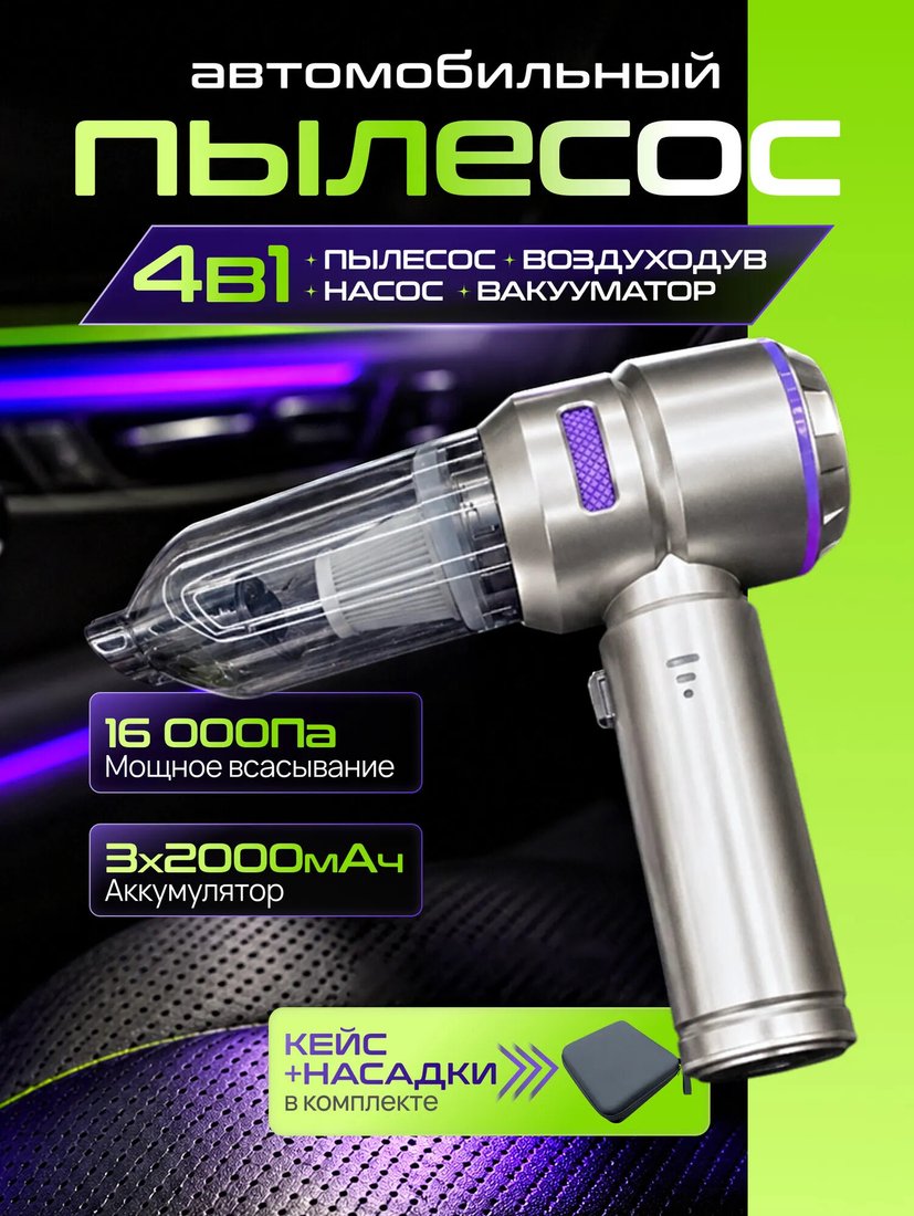 Автомобильный пылесос Sundays ED250122001