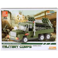 Конструктор JIE-STAR Military Corps 23016 Военный фургон с ракетами