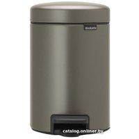 Мусорное ведро Brabantia Pedal Bin NewIcon 3 л (платиновый)