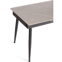 Кухонный стол TetChair Балморал 120+40x80x75 (серый/черный)