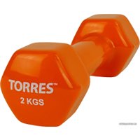 Гантель Torres PL522204 2 кг (оранжевый)