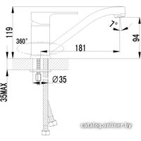 Смеситель Lemark plus GRACE LM1504C