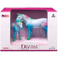 Набор фигурок Masai Mara Мир фэнтези. Семья голубых сказочных лошадей MM206-427