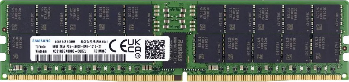 

Оперативная память Samsung 64ГБ DDR5 4800 МГц M321R8GA0BB0-CQKZJ