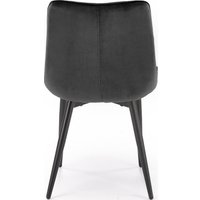 Стул Halmar Ganso (черный/черный)