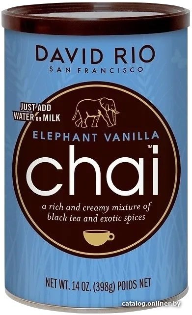 Черный чай David Rio Elephant Vanilla 398 г