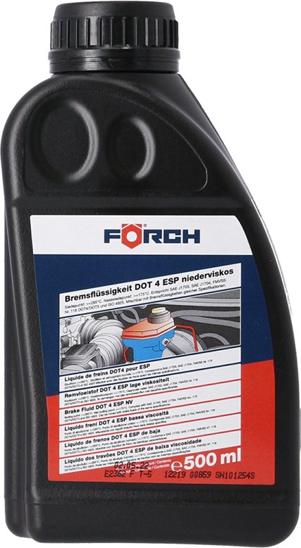 

Тормозная жидкость FORCH DOT 4 ESP NV 67607583 0.5 л