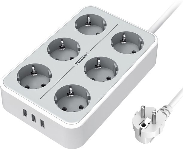 

Сетевой фильтр Tessan TS-303 (серый)