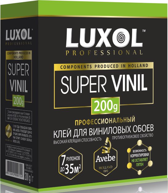 

Клей для обоев Luxol Professional Super Vinil (200 г)