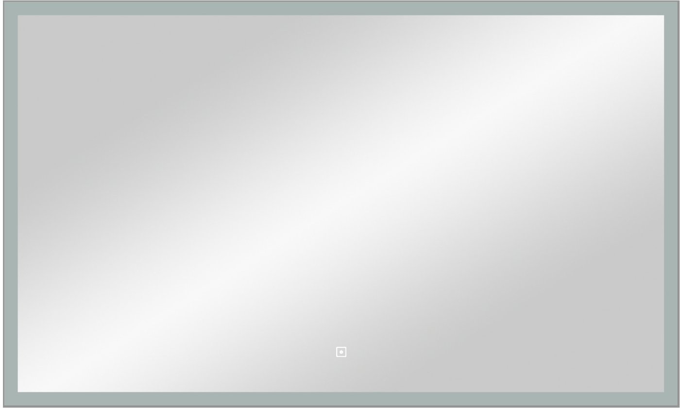Континент Зеркало Frame Silver Led 100x70