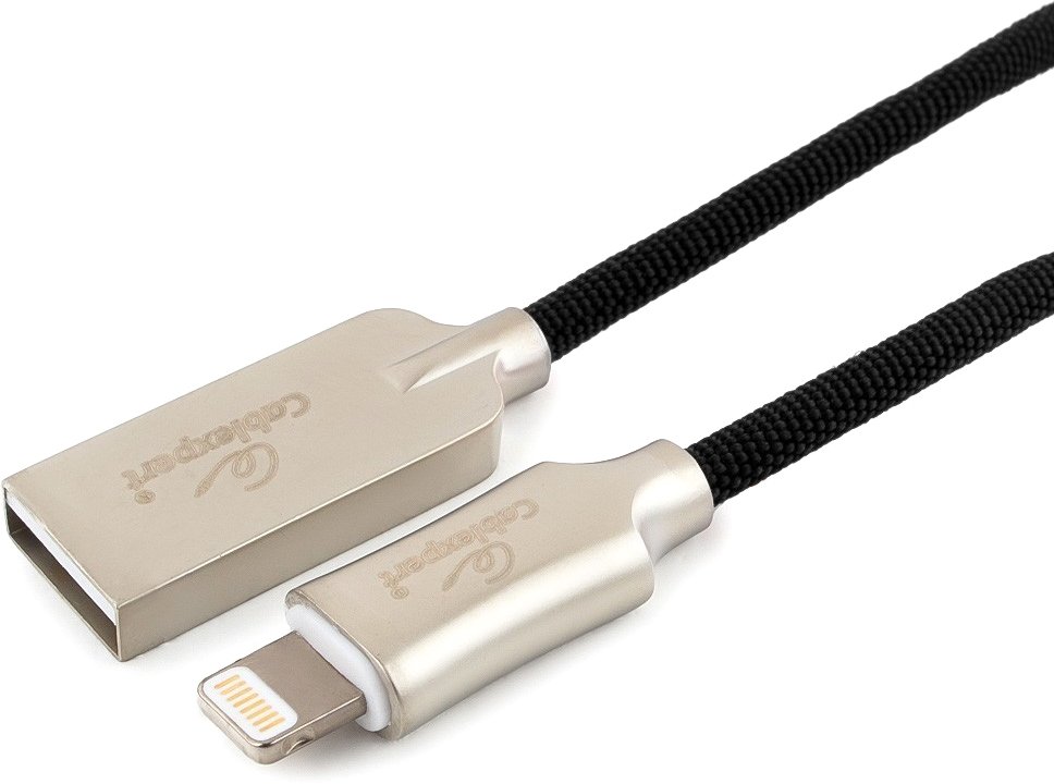 

Кабель Cablexpert CC-P-APUSB02Bk-1M USB Type-A - Lightning (1 м, черный)