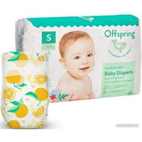 Подгузники Offspring S 3-6 кг Апельсины (48 шт)