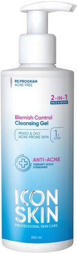  Icon Skin Гель для умывания 2 в1 Blemish Control 250 мл