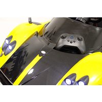Электромобиль RiverToys Pagani Zonda Cinque A009AA (желтый)