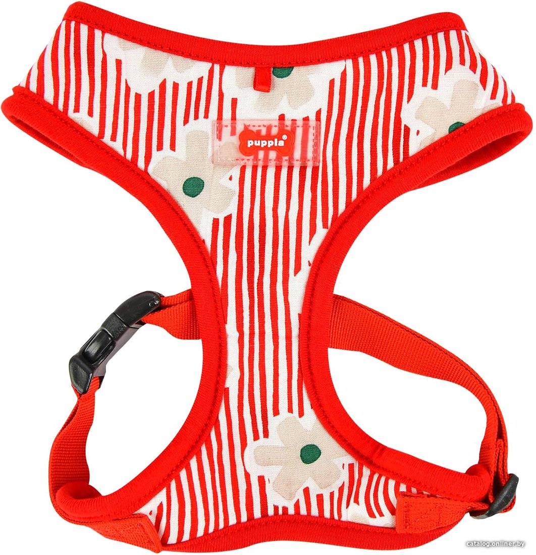 Шлея Puppia Verna PATA-HA1714-RD-M (красный)