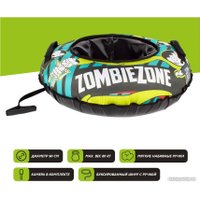 Тюбинг Snowstorm BZ-90 Zombiezone W112865 (90см, зеленый/черный)