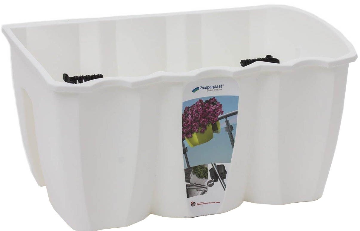 

Кашпо Prosperplast Crown DCRO400-S449 (белый)