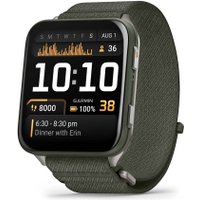 Умные часы Garmin Venu X1 (титановый/зеленый)