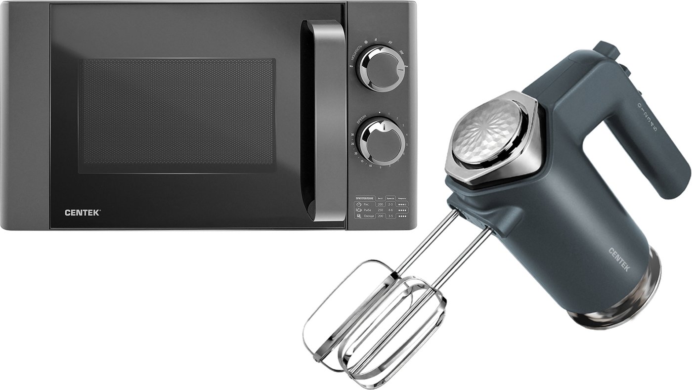 

Микроволновая печь CENTEK CT-1573 + Миксер CT-1100