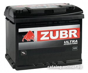 

Автомобильный аккумулятор Zubr Ultra R+ (60 А·ч)