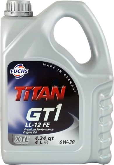 

Моторное масло Fuchs Titan GT1 LL-12 FE 0W-30 4л