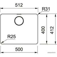 Кухонная мойка Franke Mythos MYX 210-50 127.0603.517