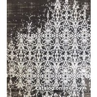 Ковер для жилой комнаты Flora Leo 200x290 (черный/белый)