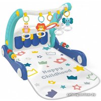 Развивающий коврик Huanger Детство 2 в 1 (голубой) HE0633