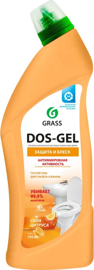

Средство для ванных комнат Grass Dos Gel Сила цитрусов 750 мл