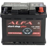 Автомобильный аккумулятор ALFA AGM R+ (60 А·ч) в Лиде